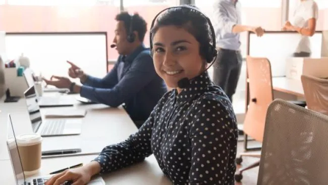 A smiling CSR